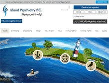 Tablet Screenshot of islandpsychiatry.com